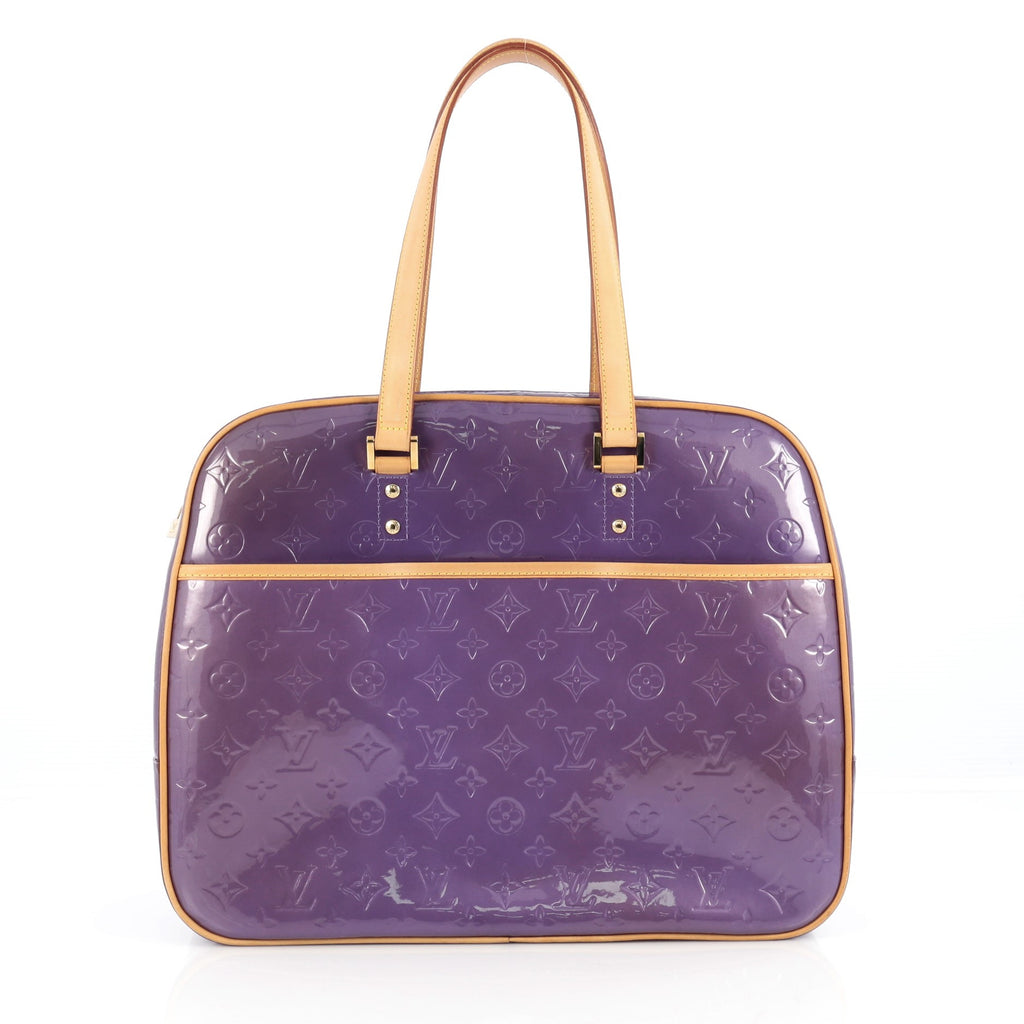 Buy Louis Vuitton Sutton Handbag Monogram Vernis Purple 1838803