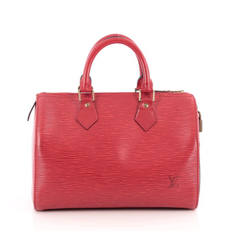 Louis Vuitton Speedy Handbag Epi Leather 25 Red 1838902
