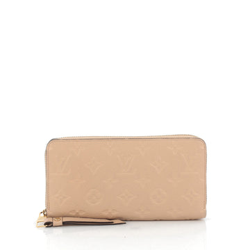 Louis Vuitton Zippy Wallet Studded Monogram Empreinte Leather Neutral 1838911