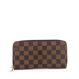 Louis Vuitton Zippy Wallet Damier Brown