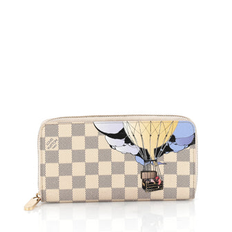 Louis Vuitton Zippy Wallet Limited Edition Damier White