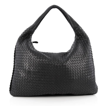 Bottega Veneta Veneta Hobo Intrecciato Nappa Maxi Black