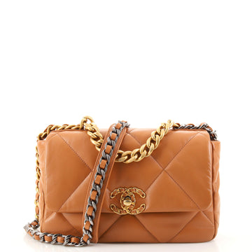 Chanel 19 Flap Bag Quilted Leather Medium