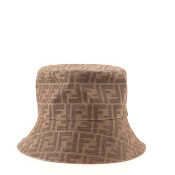 Fendi Reversible Bucket Hat Zucca Canvas and Cotton