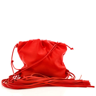 Bottega Veneta The Fringe Pouch Leather