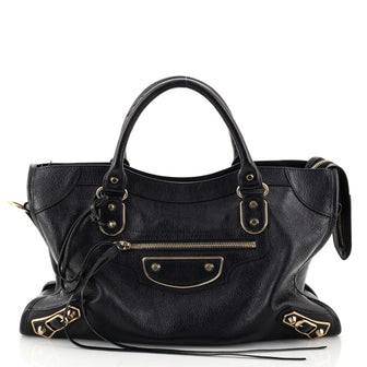 Balenciaga City Classic Metallic Edge Bag Leather Medium