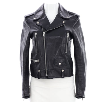 Saint Laurent Women's Motorcycle Jacket Leather