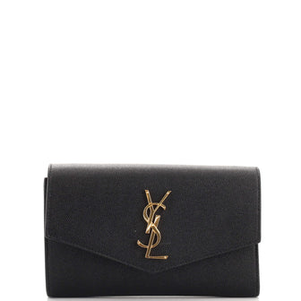 Saint Laurent Uptown Chain Wallet Leather