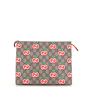Gucci Toiletry Pouch Printed GG Coated Canvas Large
