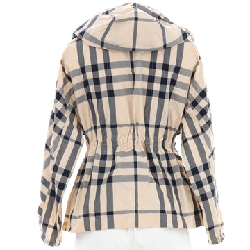 Burberry Women's Amble Jacket Vintage Check Nylon