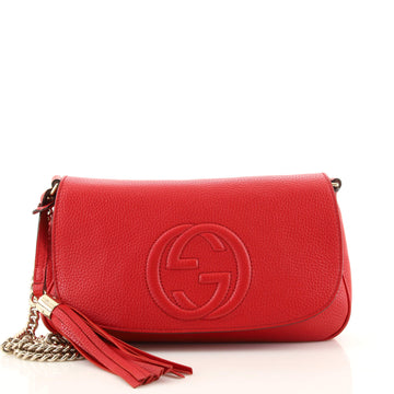 Gucci Soho Chain Crossbody Bag Leather Medium