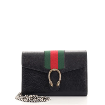 Gucci Dionysus Web Chain Wallet Leather Small
