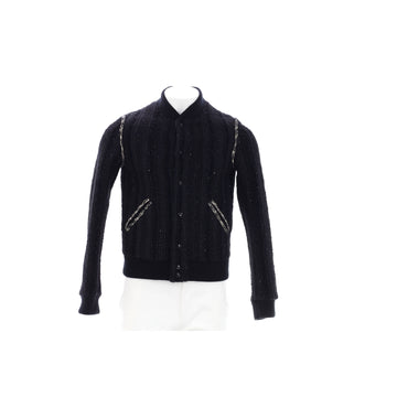 Saint Laurent Men's Teddy Bomber Jacket Wool