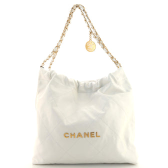 Chanel 22 Chain Hobo Quilted Calfskin Medium