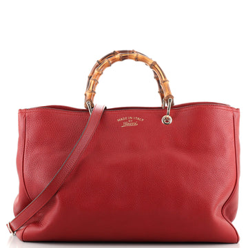 Gucci Bamboo Shopper Tote Leather Large