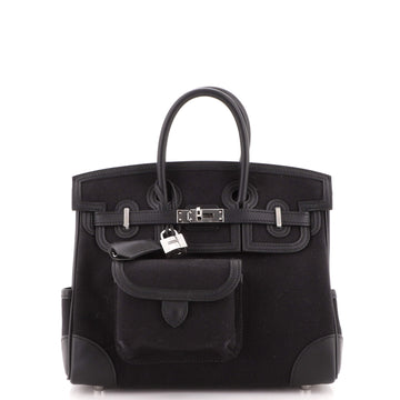 Hermes Cargo Birkin Bag Canvas and Swift 25