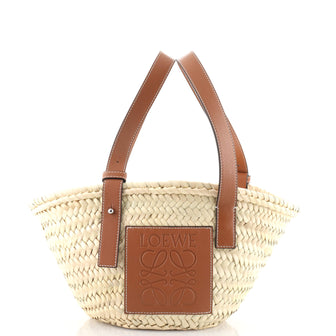Loewe Basket Tote Raffia Small