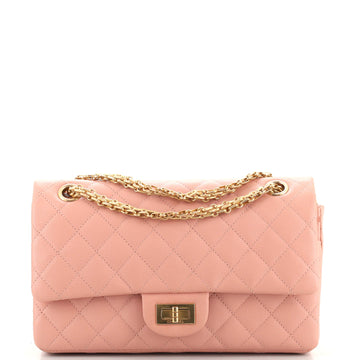 Chanel Reissue 2.55 Flap Bag Quilted Caviar 225