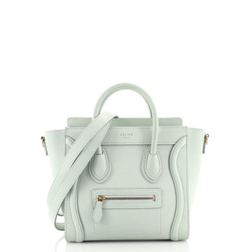 Celine Luggage Bag Grainy Leather Nano