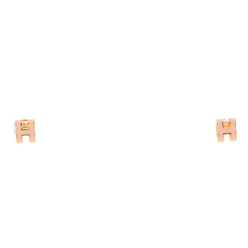 Hermes Pop H Stud Earrings Metal and Enamel Mini