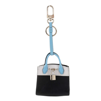 Louis Vuitton City Steamer Bag Charm and Key Holder Leather