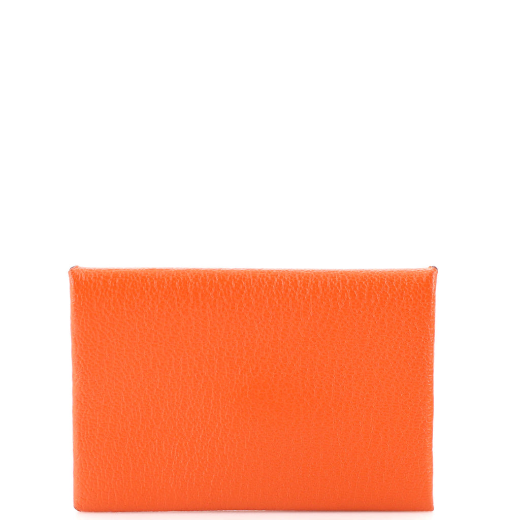 Card holders credit HERMES orange - VALOIS VINTAGE PARIS