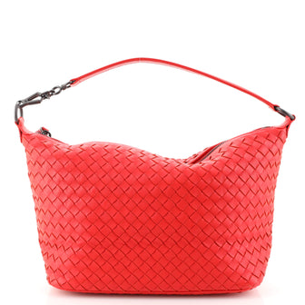 Bottega Veneta Zip Hobo Intrecciato Nappa Small