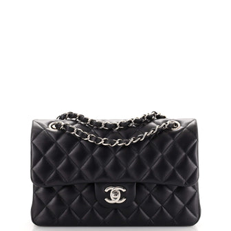 Chanel Classic Double Flap Bag Quilted Lambskin Small