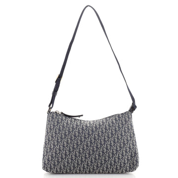 Christian Dior Vintage Trotter Pochette Shoulder Bag Diorissimo Canvas Small
