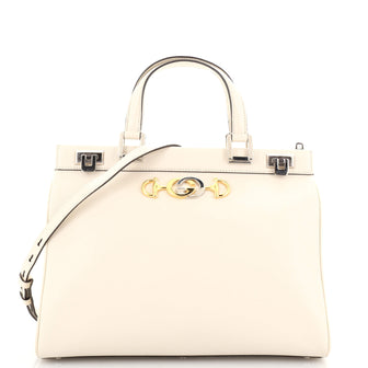 Gucci Zumi Top Handle Bag Leather Medium