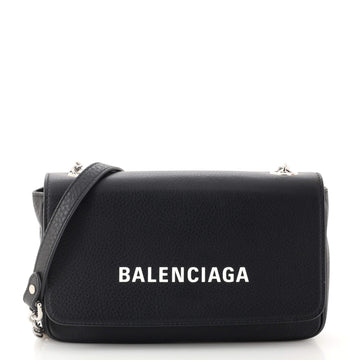 Balenciaga Everyday Chain Wallet Leather Small