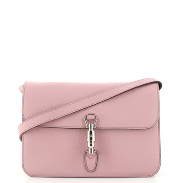 Gucci Jackie Soft Flap Shoulder Bag Leather