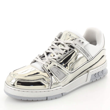 Louis Vuitton Men's LV Trainer Sneakers Metallic Canvas