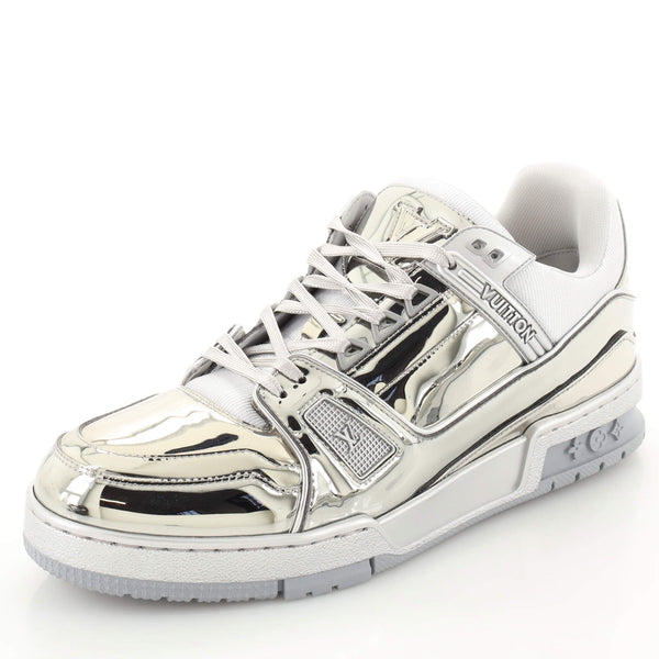Louis Vuitton Men's LV Trainer Sneakers Metallic Canvas Metallic 184294216