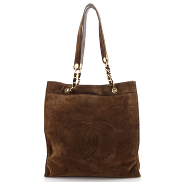 Chanel Vintage Timeless Chain Tote Suede Tall