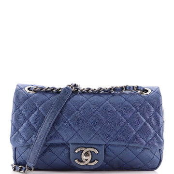 Chanel Easy Flap Bag Quilted Caviar Medium