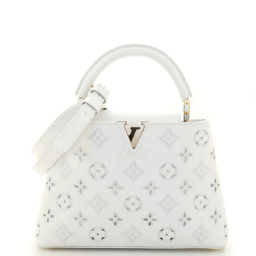 Louis Vuitton Capucines Bag Monogram Cutout Broderie Leather BB