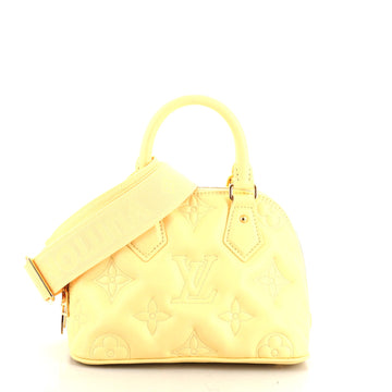 Louis Vuitton Alma Handbag Bubblegram Leather BB