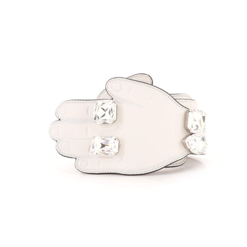 Loewe Hands Shoulder Strap Crystal Embellished Leather