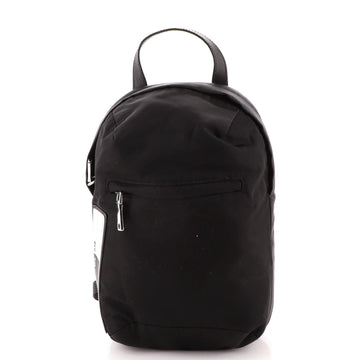 Prada Logo Patch Sling Bag Tessuto with Rubber