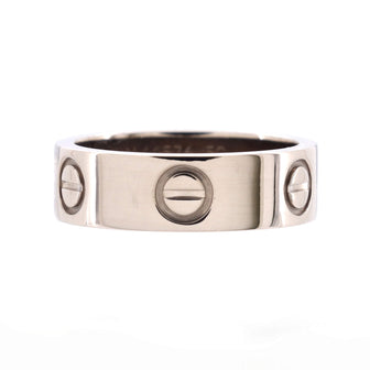 Cartier Love Band Ring 18K White Gold