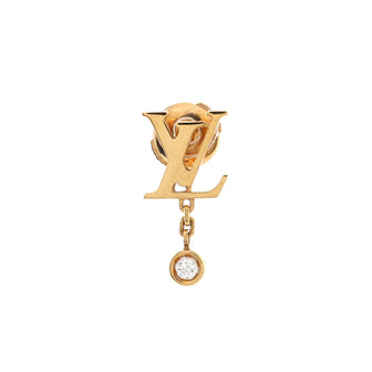 LOUIS VUITTON 18K Pink Gold Diamond Idylle Blossom Stud Earrings