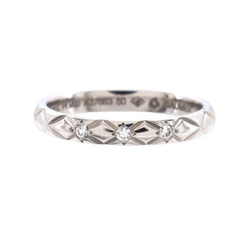 Chanel Coco Crush Ring Platinum with Diamonds Mini