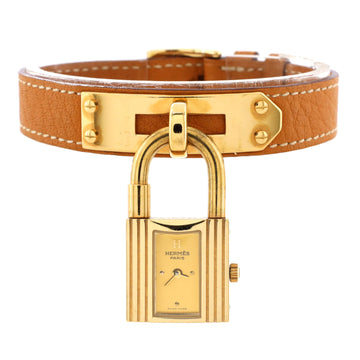 Hermes Kelly Quartz Watch Plated Metal and Leather 20
