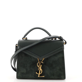 Saint Laurent Cassandra Top Handle Bag Leather and Suede Mini