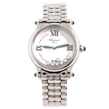 Chopard Happy Sport The First Automatic Watch Stainless Steel with Floating Diamonds 33
