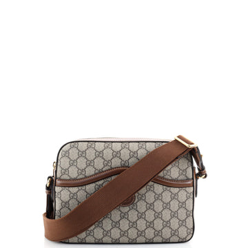 Gucci Interlocking G Messenger Camera Bag GG Coated Canvas