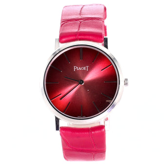 Piaget Altiplano 60th Anniversary Automatic Watch White Gold and Alligator 34