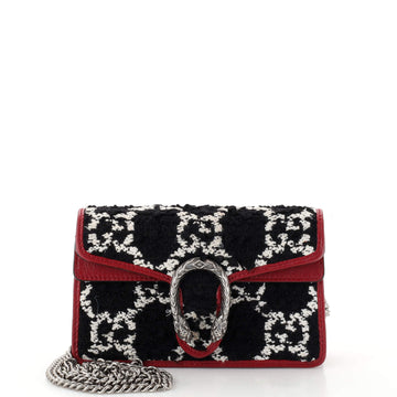 Gucci Dionysus Bag GG Tweed Super Mini