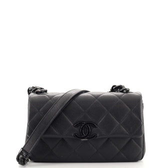 Chanel My Everything Flap Bag Quilted Caviar Small
